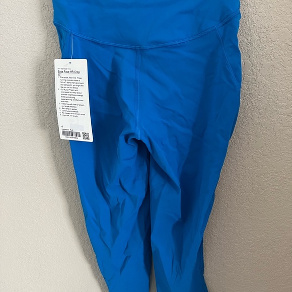 Lululemon Base Pace High-Rise Crop 17" (Sz 4) - Picture 6 of 8